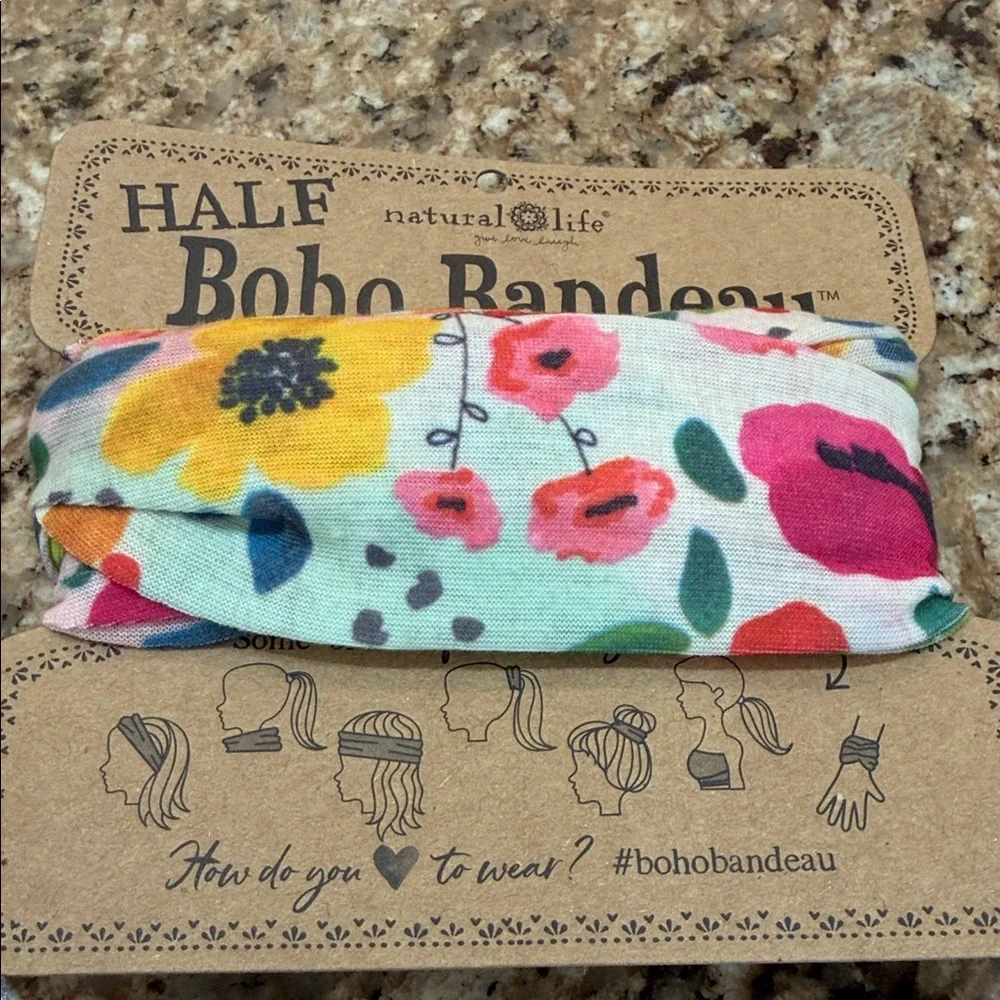 Natural Life Boho Bandeau - Floral Multicolor - Picture 2 of 3